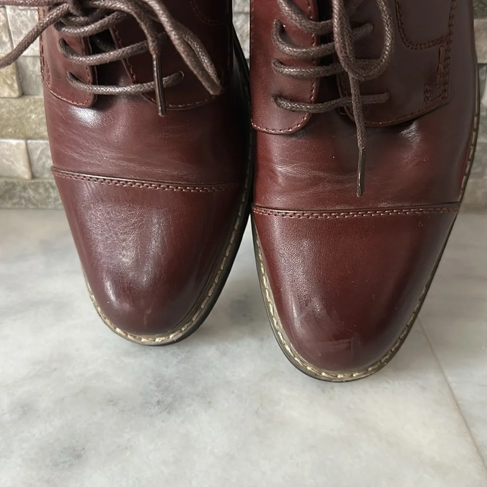Brown Leather Men's Dress Shoes Size 7